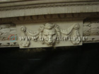 Antique Carved Wood Fireplace